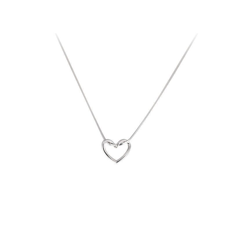 💖 Simply Elegant – S925 Sterling Silver Heart Necklace - Daily Cozy Closet