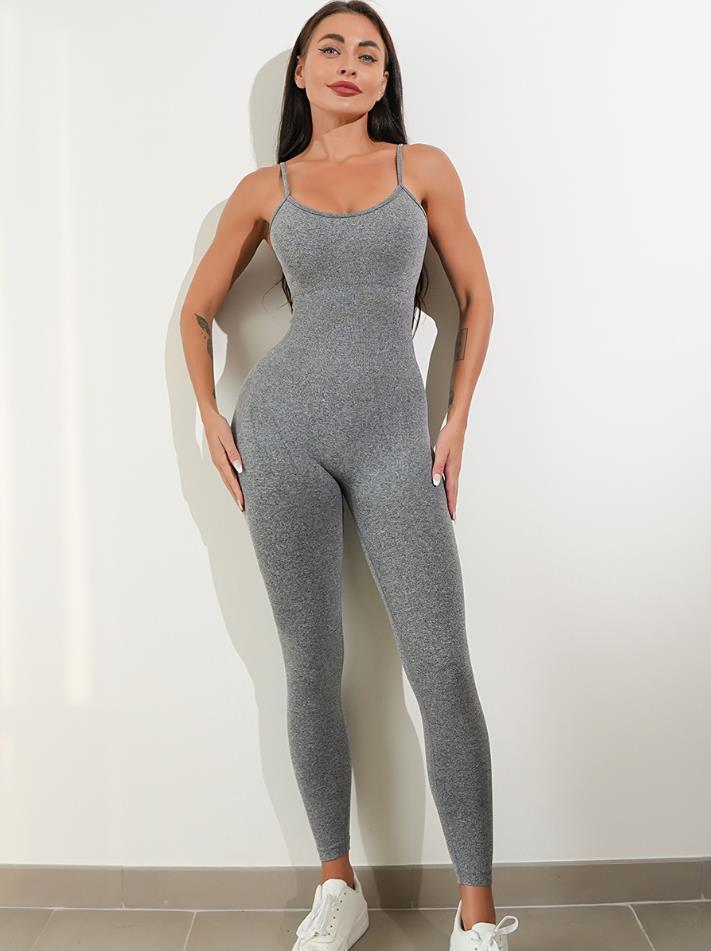 Womens Sexy Unitard One Piece Jumpsuit Spaghetti Strap Tummy Control Rompers Sleeveless Bodysuits Outfits - Daily Cozy Closet
