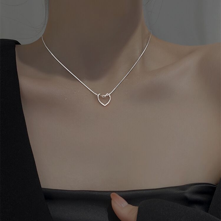 💖 Simply Elegant – S925 Sterling Silver Heart Necklace - Daily Cozy Closet