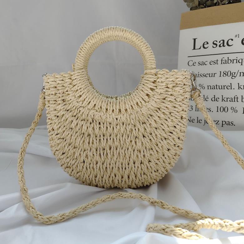 π Women's Hand Carry Straw Bag - Daily Cozy Closet