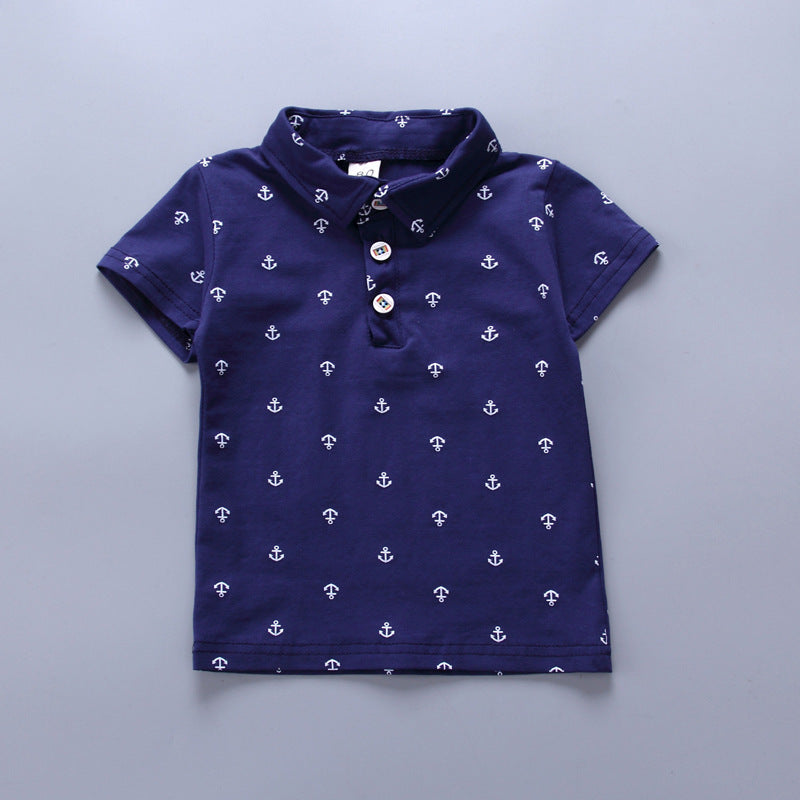 ⚓ Anchor-Printed Kids’ Cotton Set – Soft, Stylish & Comfy for Little Explorers! - Daily Cozy Closet