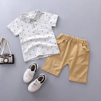 ⚓ Anchor-Printed Kids’ Cotton Set – Soft, Stylish & Comfy for Little Explorers! - Daily Cozy Closet