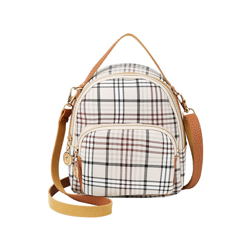 Personality Bags Casual Plaid Backpack Portable - Daily Cozy Closet
