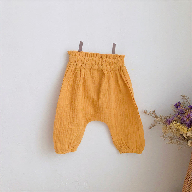 🧸 Soft, Roomy & Baby-Approved – Cotton-Linen Pants - Daily Cozy Closet