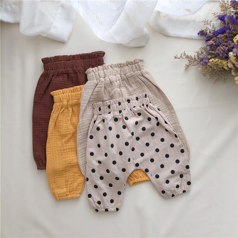🧸 Soft, Roomy & Baby-Approved – Cotton-Linen Pants - Daily Cozy Closet