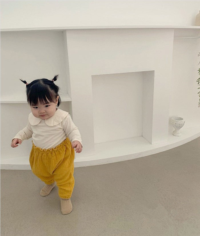 🧸 Soft, Roomy & Baby-Approved – Cotton-Linen Pants - Daily Cozy Closet