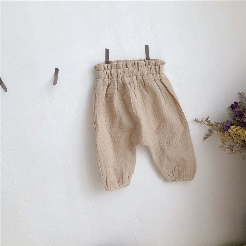 🧸 Soft, Roomy & Baby-Approved – Cotton-Linen Pants - Daily Cozy Closet