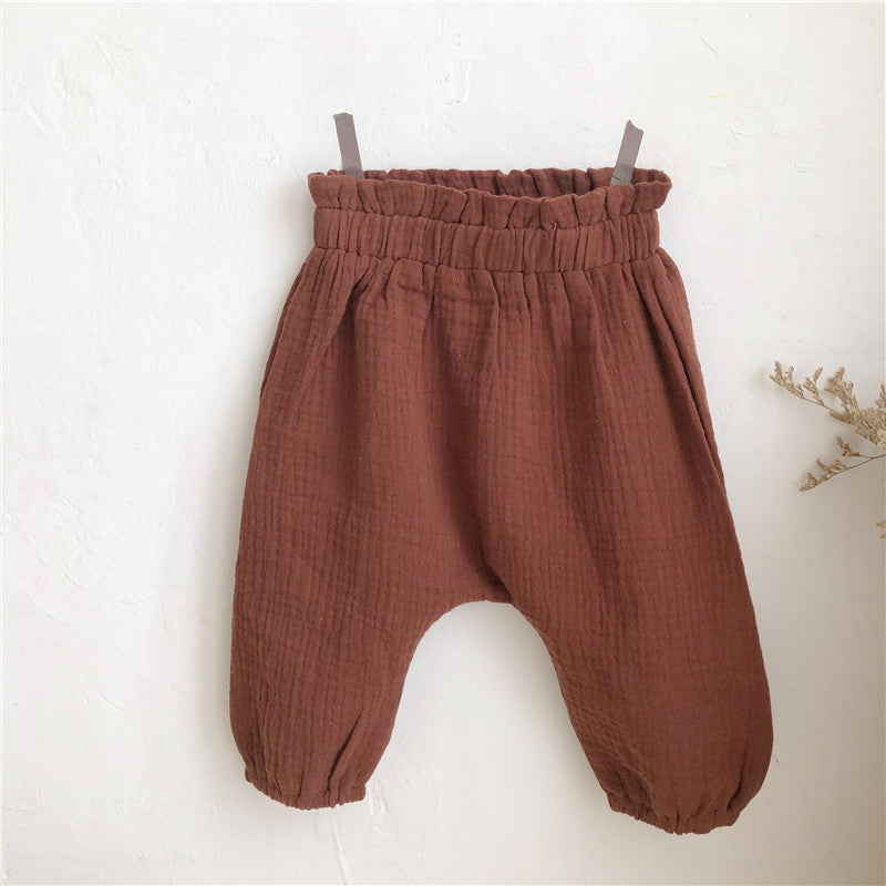 🧸 Soft, Roomy & Baby-Approved – Cotton-Linen Pants - Daily Cozy Closet