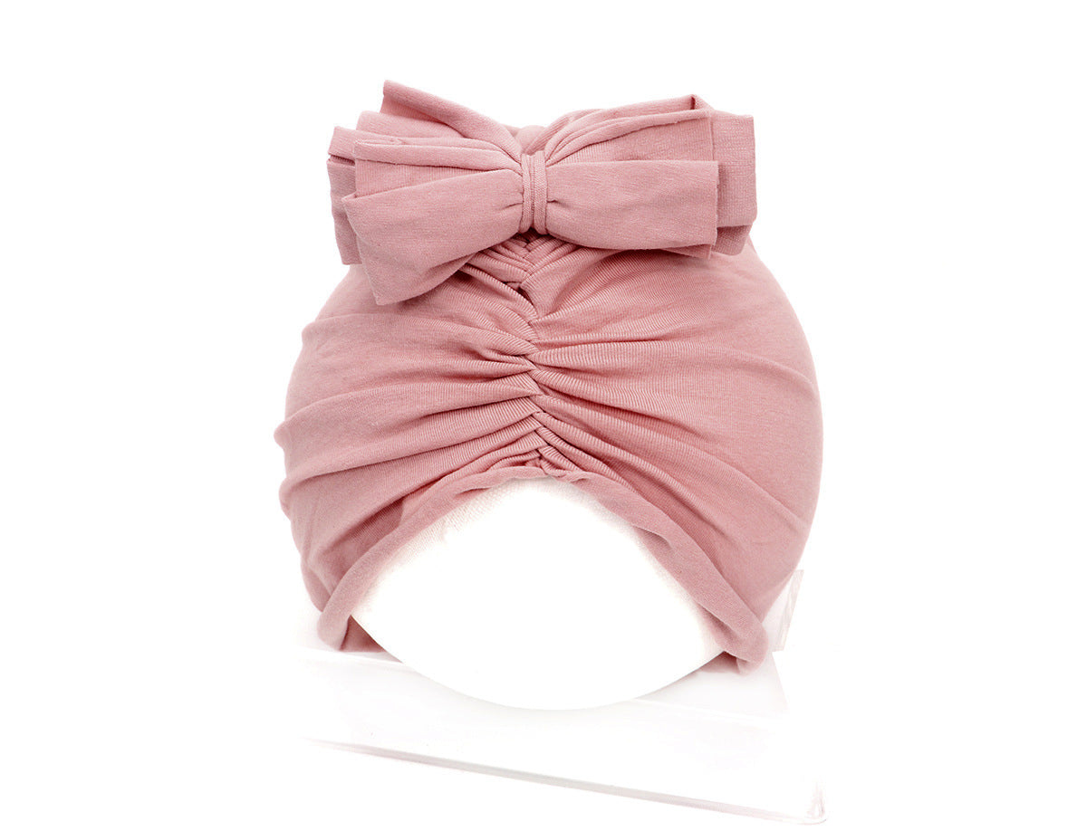 Cute Baby Hat Newborn Soft Baby Girl Hat Turban Infant Toddler Baby Cap Bonnet Headwraps - Daily Cozy Closet