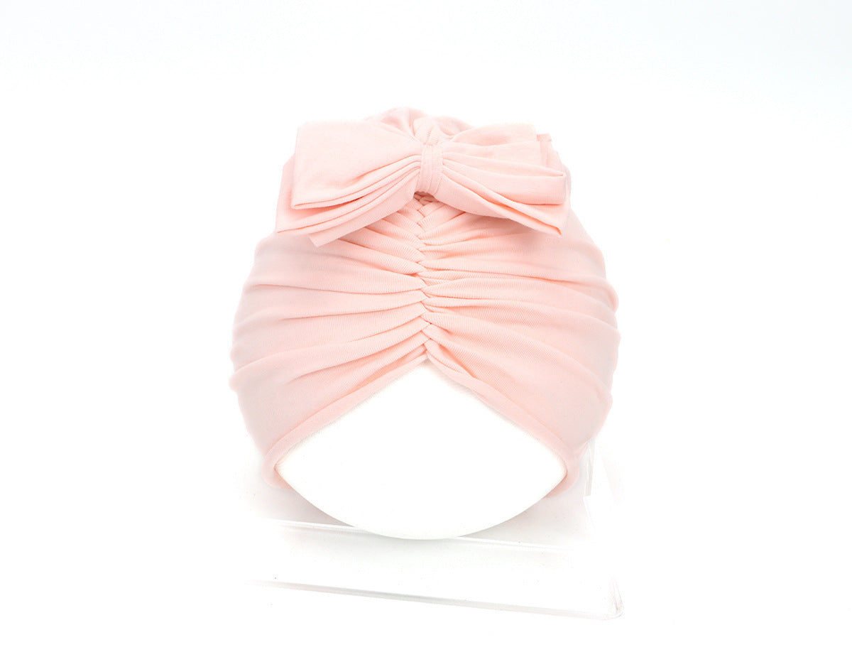 Cute Baby Hat Newborn Soft Baby Girl Hat Turban Infant Toddler Baby Cap Bonnet Headwraps - Daily Cozy Closet