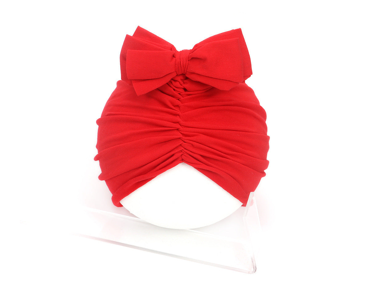 Cute Baby Hat Newborn Soft Baby Girl Hat Turban Infant Toddler Baby Cap Bonnet Headwraps - Daily Cozy Closet