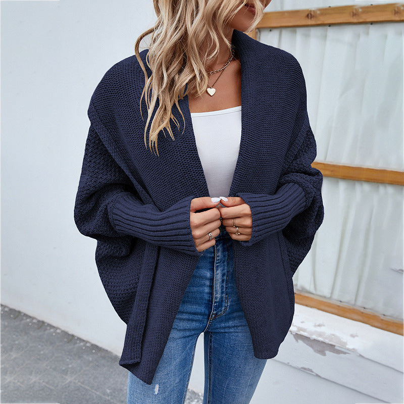 🍁 Effortless Layers – Women’s Loose Knit Cardigan - Daily Cozy Closet