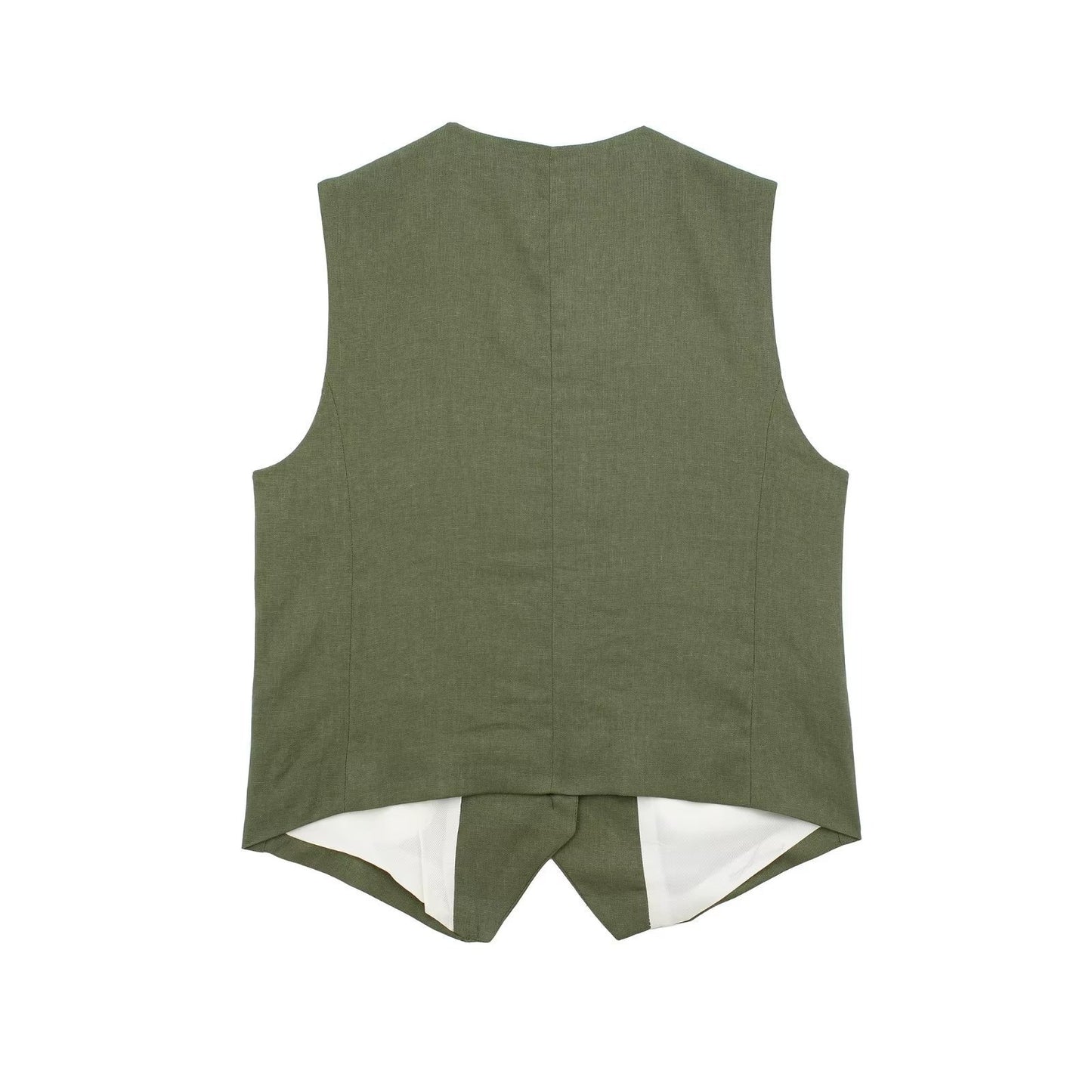 🌿 Summer-Ready – Women’s Linen Blend Sleeveless Top & Shorts Set - Daily Cozy Closet