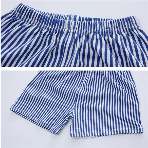 Cartoon Clothing Baby Boy Summer Clothes T-shirt Baby Girl Casual Clothing Sets - Daily Cozy Closet
