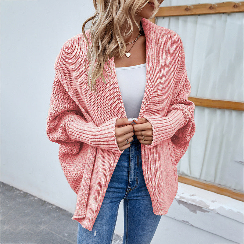 🍁 Effortless Layers – Women’s Loose Knit Cardigan - Daily Cozy Closet