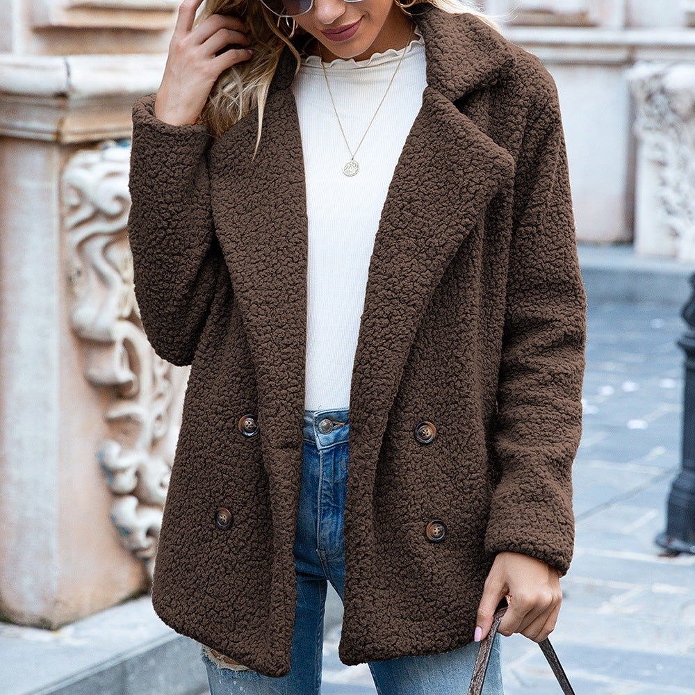 Women's Fluffy Winter Coat β Warm, Soft & Stylish Cold Weather Jacket - Daily Cozy Closet