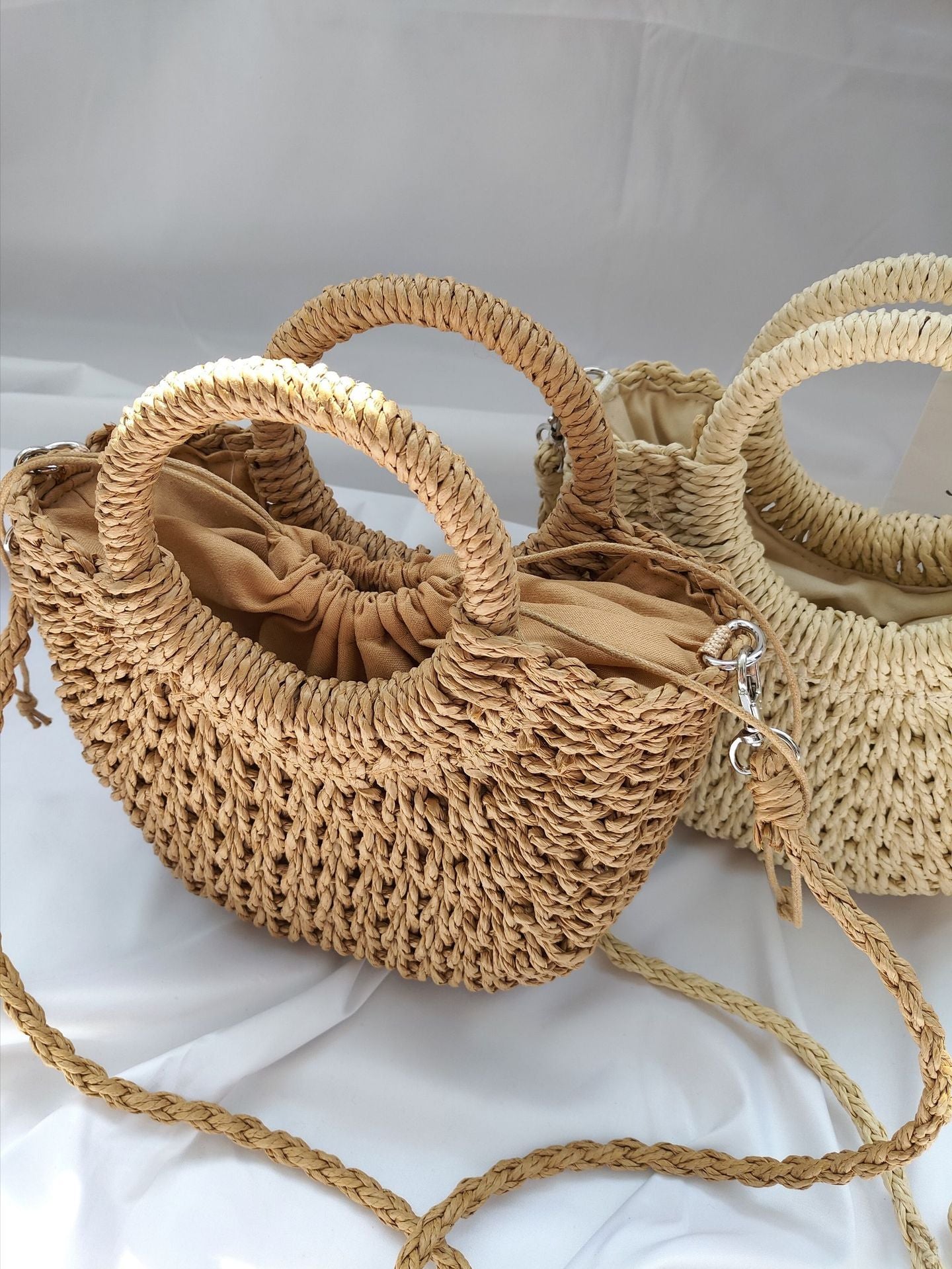 π Women's Hand Carry Straw Bag - Daily Cozy Closet