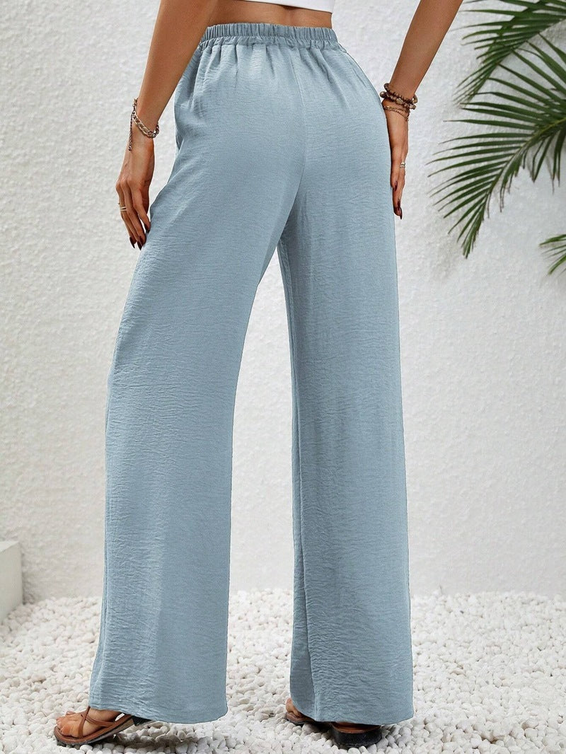 π Effortless Comfort β Women's Casual Drawstring Wide-Leg Pants - Daily Cozy Closet
