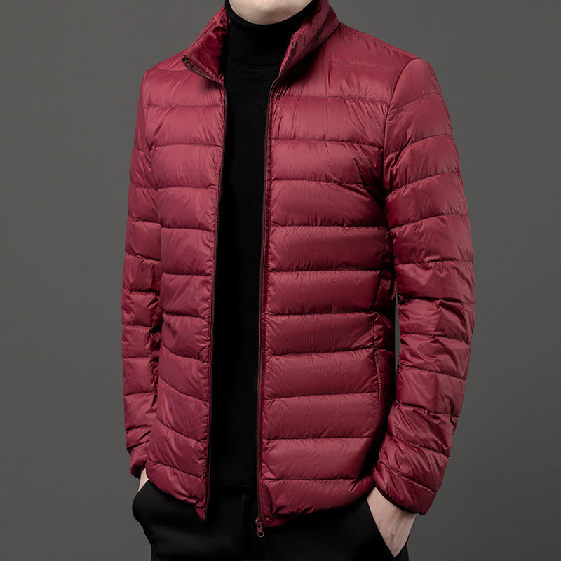 🧥 Men’s Lightweight Down Jacket – Everyday Warmth for Autumn & Winter
