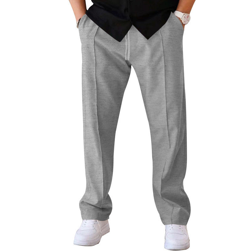 👖 Easygoing & On-Trend – Men's Loose Fit Trousers with Drawstring - Daily Cozy Closet