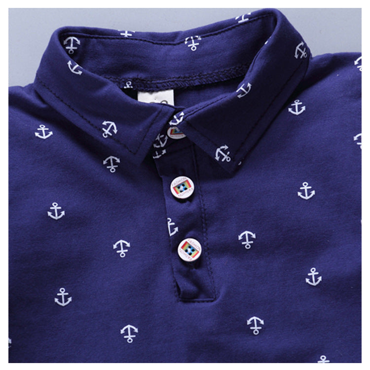 ⚓ Anchor-Printed Kids’ Cotton Set – Soft, Stylish & Comfy for Little Explorers! - Daily Cozy Closet