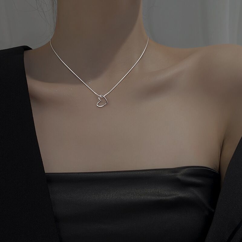 💖 Simply Elegant – S925 Sterling Silver Heart Necklace - Daily Cozy Closet