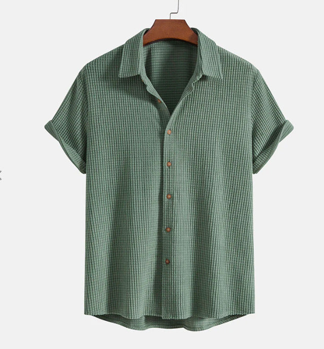 π΄ Casual Loose Multi-Color Beachwear Short Sleeve Suit β Perfect Summer Outdoor Set for Young Men - Daily Cozy Closet