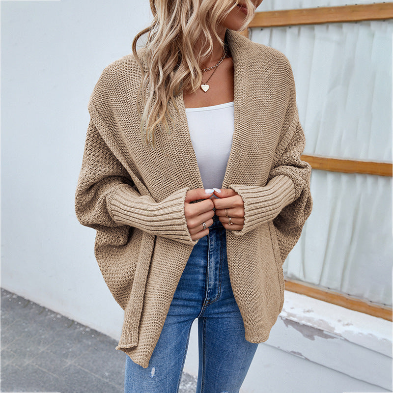 🍁 Effortless Layers – Women’s Loose Knit Cardigan - Daily Cozy Closet