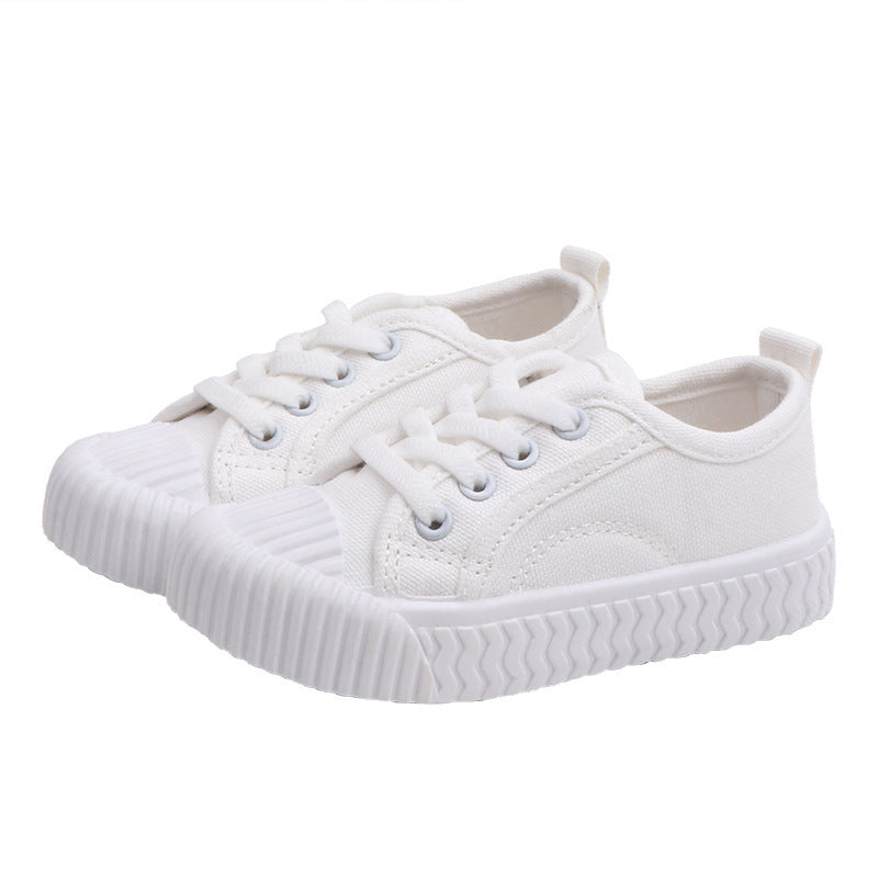 👟 Colorful Steps – Autumn Canvas Shoes for Kids