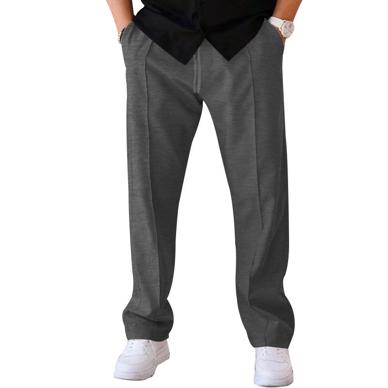 👖 Easygoing & On-Trend – Men's Loose Fit Trousers with Drawstring - Daily Cozy Closet