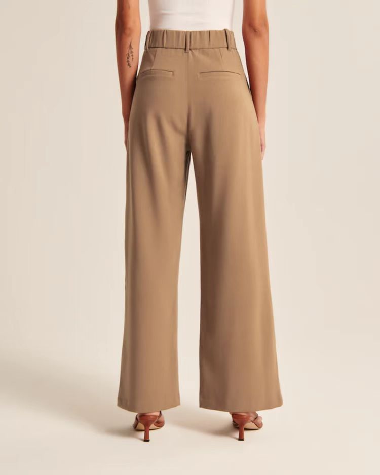 π Effortlessly Polished β High Waist Wide-Leg Trousers with Pockets - Daily Cozy Closet