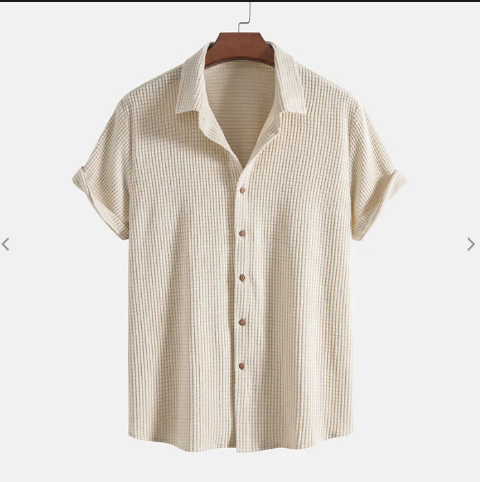 π΄ Casual Loose Multi-Color Beachwear Short Sleeve Suit β Perfect Summer Outdoor Set for Young Men - Daily Cozy Closet