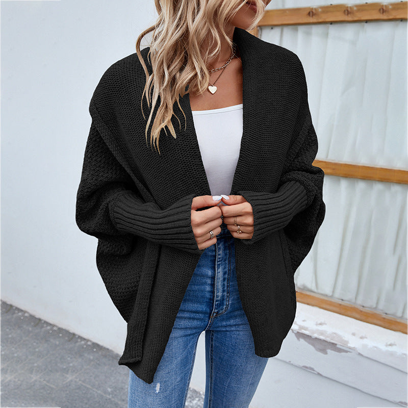 🍁 Effortless Layers – Women’s Loose Knit Cardigan - Daily Cozy Closet