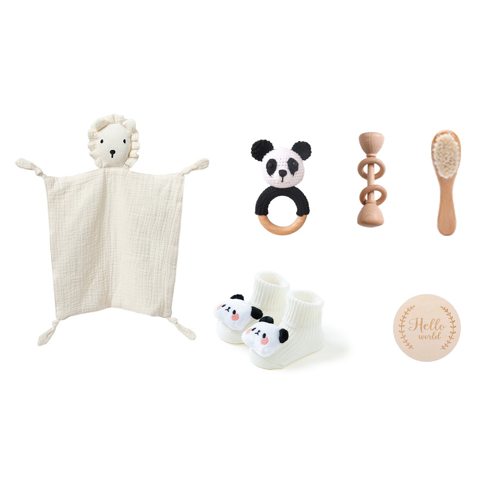 🐰 Soft & Soothing Infant Gift Set – Rattle Rabbit + Bath Towel Combo - Daily Cozy Closet