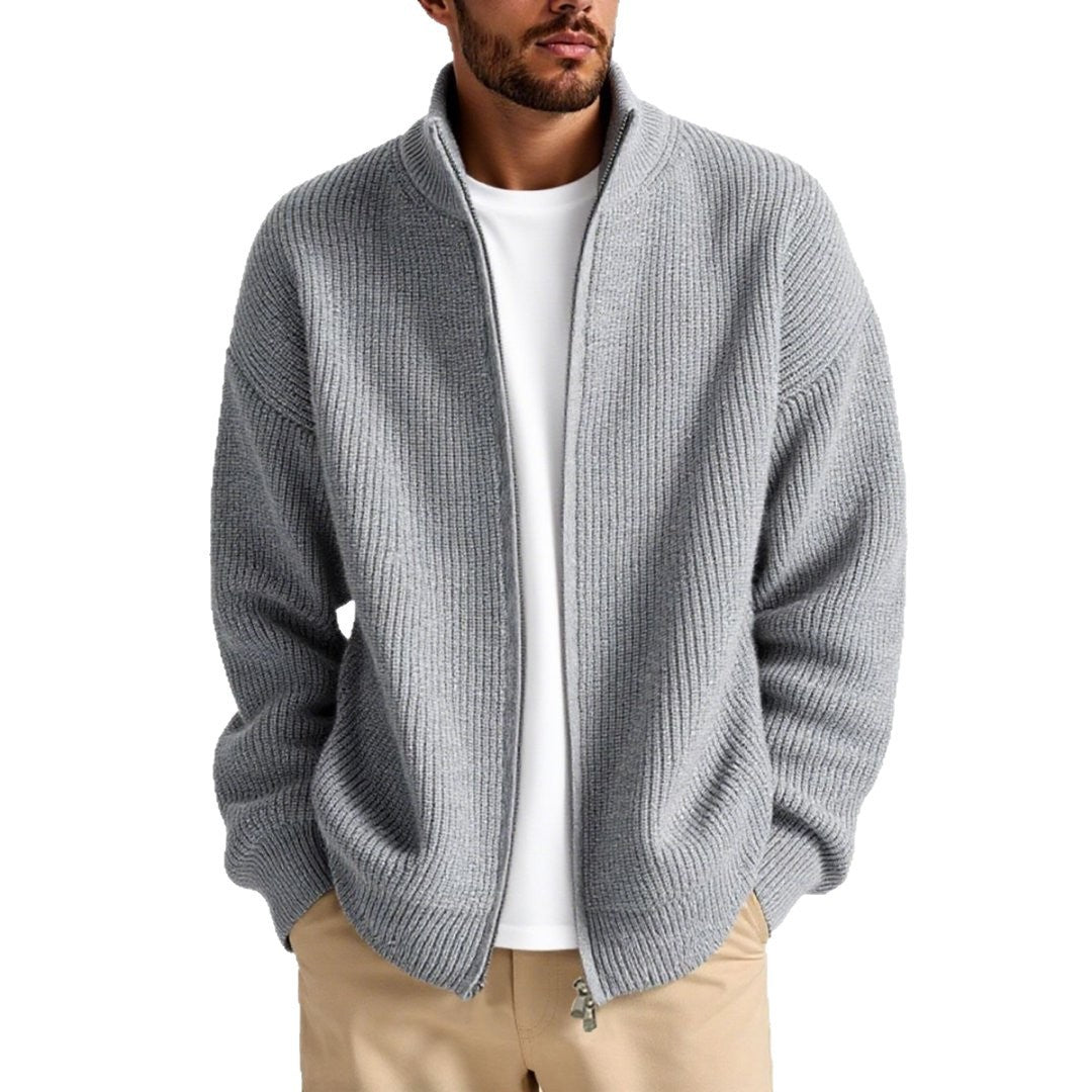 🧥 Men's Loose Cardigan Sweater – Everyday Inner Layer Base - Daily Cozy Closet