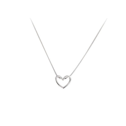 💖 Simply Elegant – S925 Sterling Silver Heart Necklace - Daily Cozy Closet