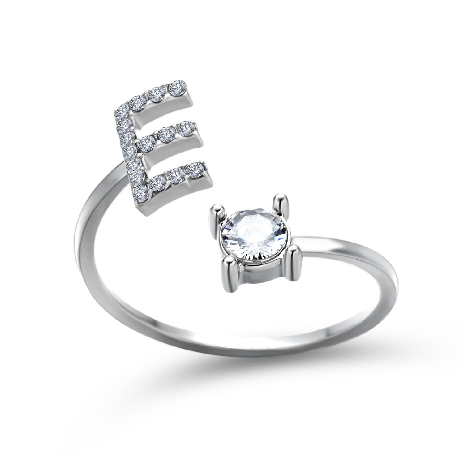 New Design Adjustable 26 Initial Letter Ring Fashion Jewelry For Women Simple Elegant Jewelry - Daily Cozy Closet