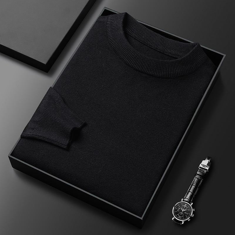 🧶 Men's Warm Leisure Round Neck Sweater – Winter Essential for Everyday Comfort - Daily Cozy Closet