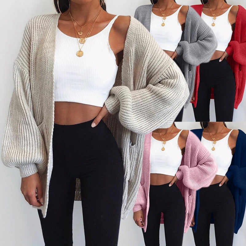 🧥 Women's Solid Color Loose Cardigan – Cozy, Casual & Effortlessly Chic - Daily Cozy Closet