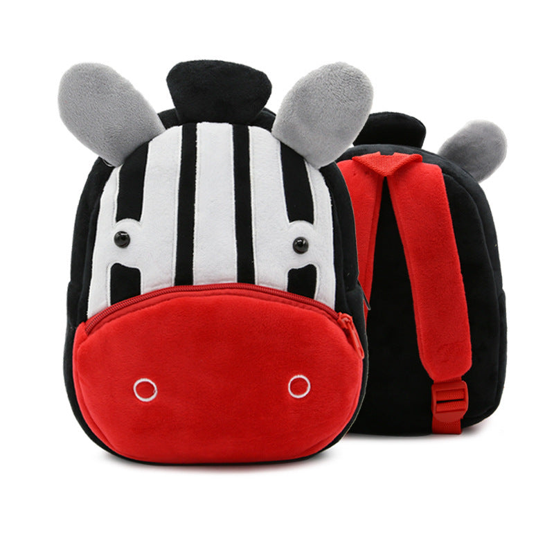Cute Plush Backpacks Kindergarten Cartoon School Bags Children Animal Toys Bag - Daily Cozy Closet