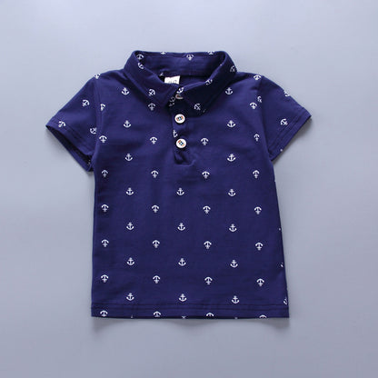 ⚓ Anchor-Printed Kids’ Cotton Set – Soft, Stylish & Comfy for Little Explorers! - Daily Cozy Closet