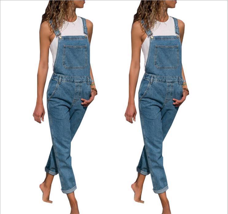 👖 Laid-Back & Lovely – Women’s Blue Denim Strap Overalls - Daily Cozy Closet