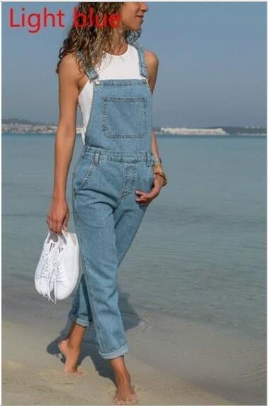 👖 Laid-Back & Lovely – Women’s Blue Denim Strap Overalls - Daily Cozy Closet