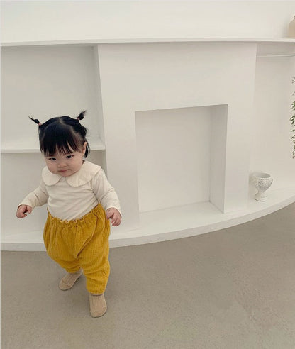 🧸 Soft, Roomy & Baby-Approved – Cotton-Linen Pants - Daily Cozy Closet