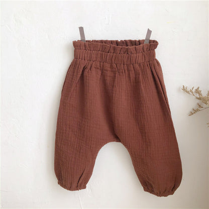 🧸 Soft, Roomy & Baby-Approved – Cotton-Linen Pants - Daily Cozy Closet
