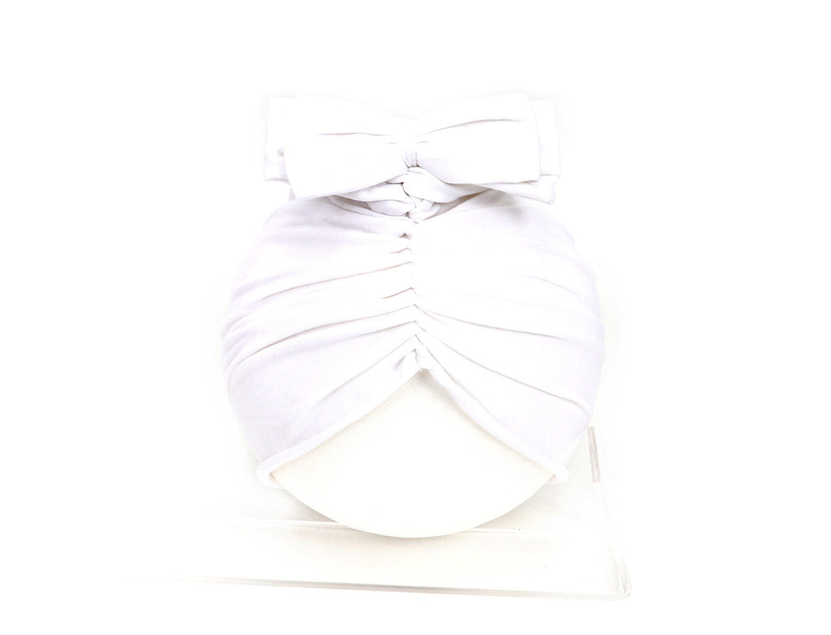 Cute Baby Hat Newborn Soft Baby Girl Hat Turban Infant Toddler Baby Cap Bonnet Headwraps - Daily Cozy Closet