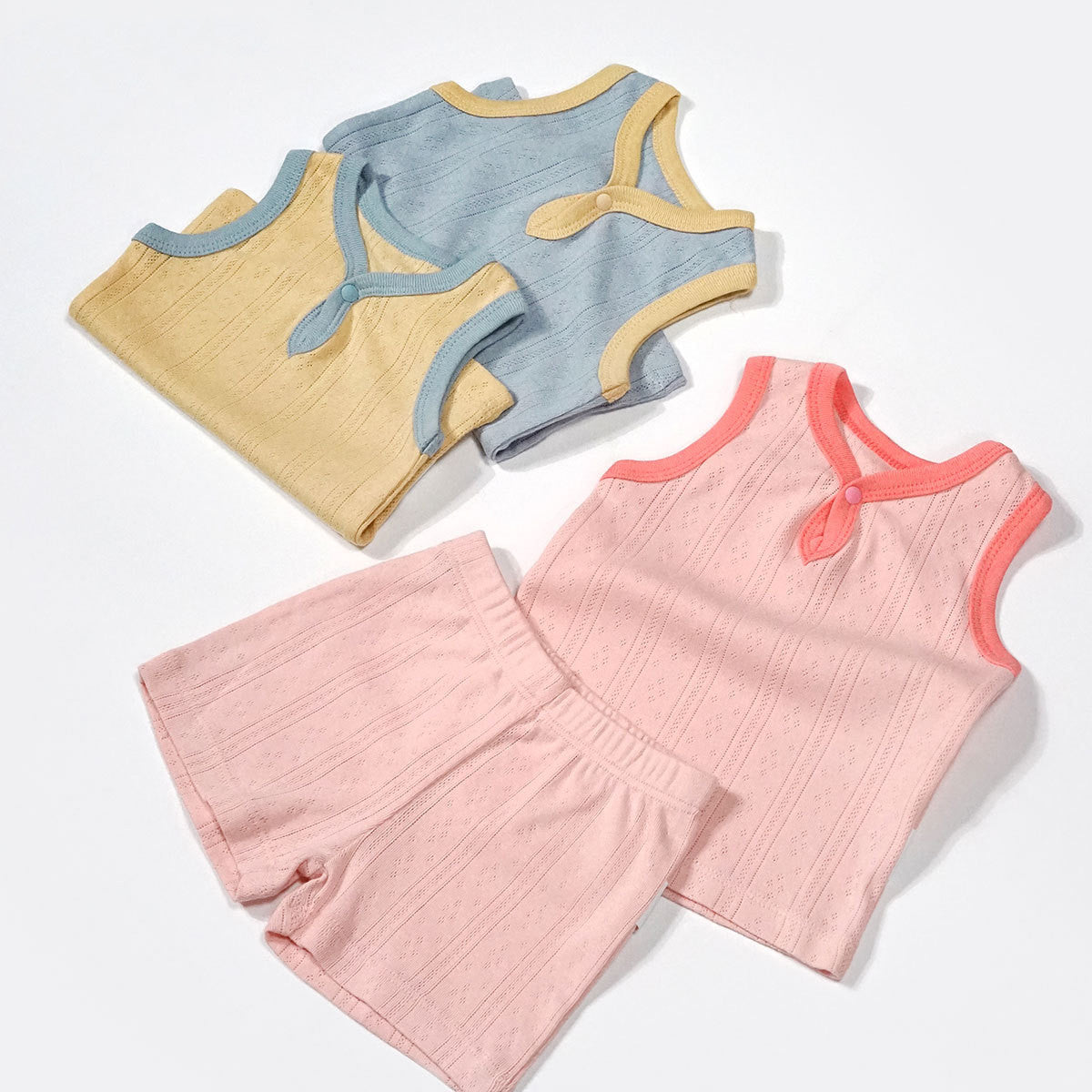 🧸 Toddler Cotton Vest Suit – Soft, Comfy & Perfect for Playtime! - Daily Cozy Closet