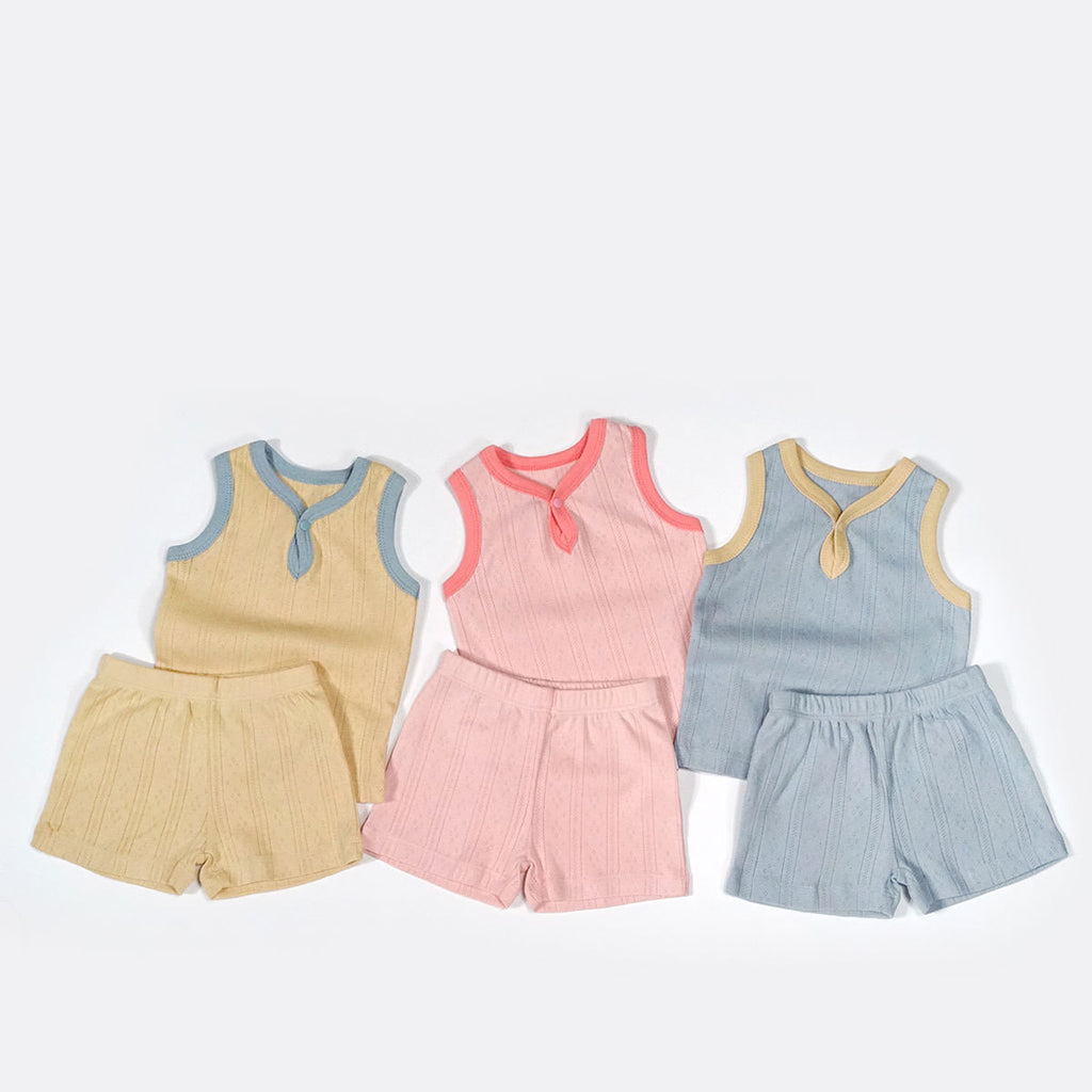 🧸 Toddler Cotton Vest Suit – Soft, Comfy & Perfect for Playtime! - Daily Cozy Closet