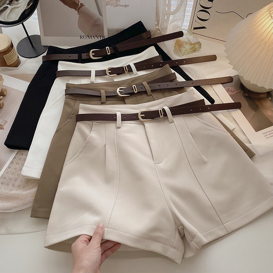 🩱 Vintage Charm, Modern Ease – Women’s High-Waist A-Line Wide Leg Chenille Shorts - Daily Cozy Closet
