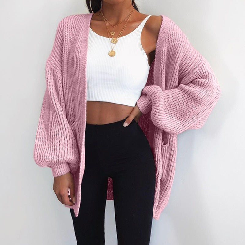 🧥 Women's Solid Color Loose Cardigan – Cozy, Casual & Effortlessly Chic - Daily Cozy Closet